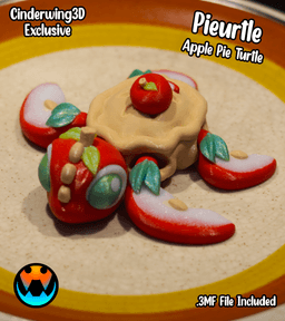 Apple Pie Turtle 3d model