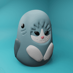 Shark Cat 3d model