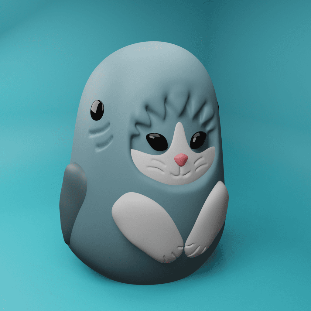 Shark Cat 3d model