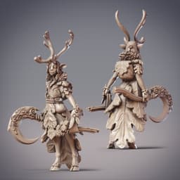 Elven Herb Master - Odhran, Ciorcal Druid (Pre-supported) 3d model