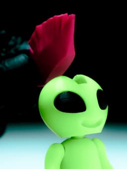 Mohawk Gorbo - Articulated Art Toy 3d model