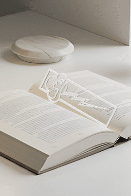 Cloud, Lighting Bookmark, Gift Idea 3d model