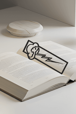 Cloud, Lighting Bookmark, Gift Idea 3d model