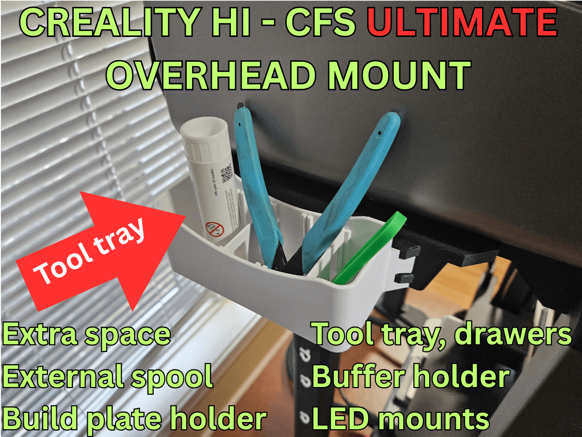 CREALITY HI - CFS OVERHEAD MOUNT STANDARD 3d model