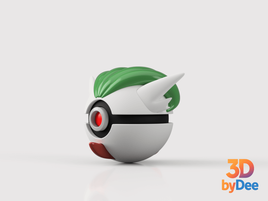 Gardevoir Pokeball 3d model