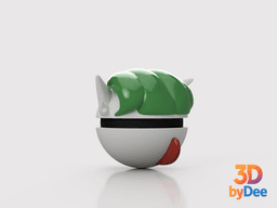 Gardevoir Pokeball 3d model