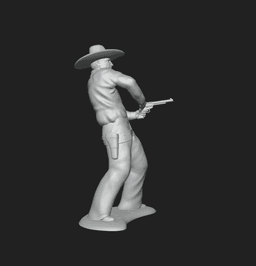 Soldiers: Cowboy Shooting 3d model