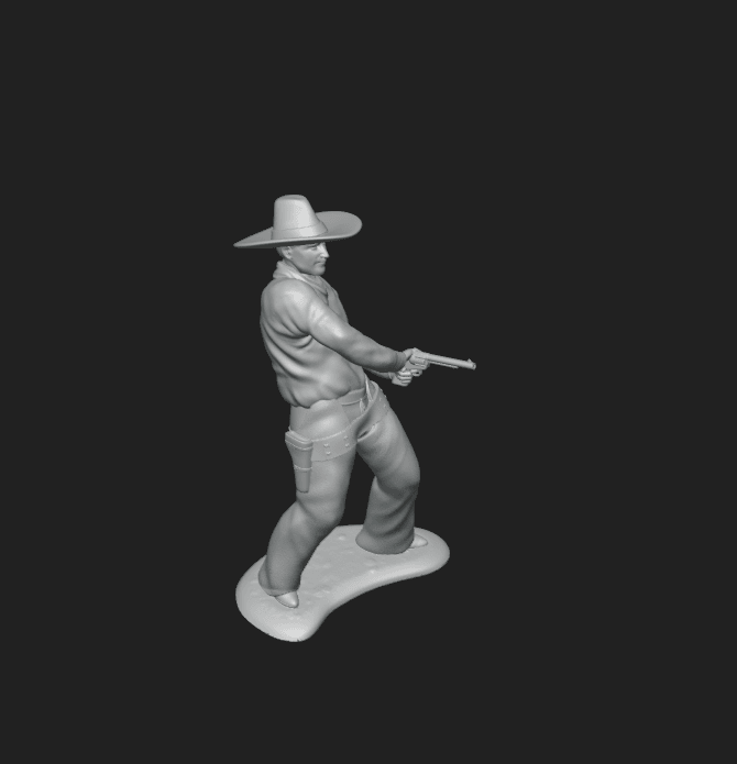 Soldiers: Cowboy Shooting 3d model
