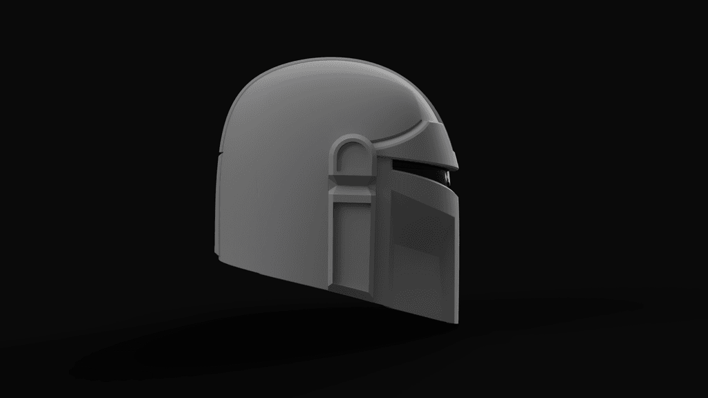 "Dragoon" Square cheek Post imperial helmet 3d model