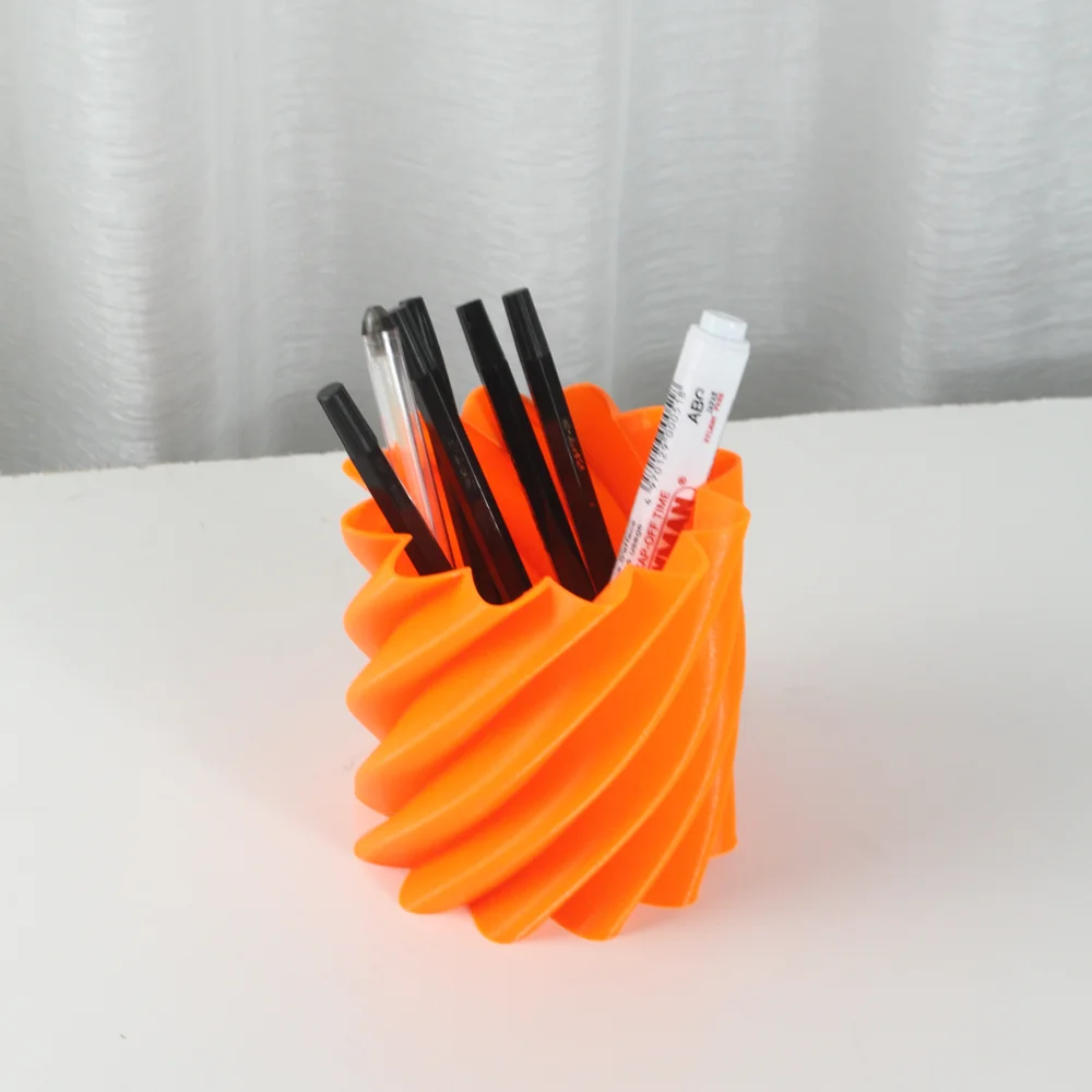 The Nova Pen Holder Organizer STL 3D Print File, Home Office Decor for Organizing Pens and Pencils 3d model
