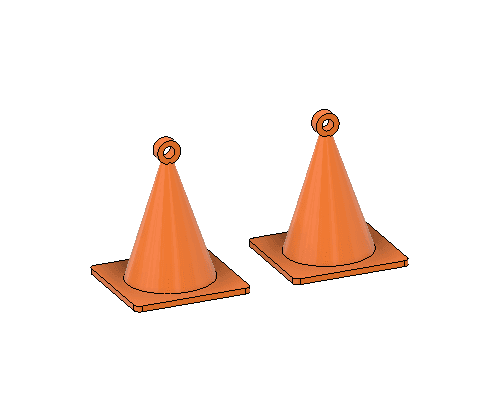 Cone shape Earing.stl 3d model