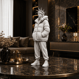 Free Modern Liberty Streetwear Statue STL – Urban American Icon 3D Print 3d model