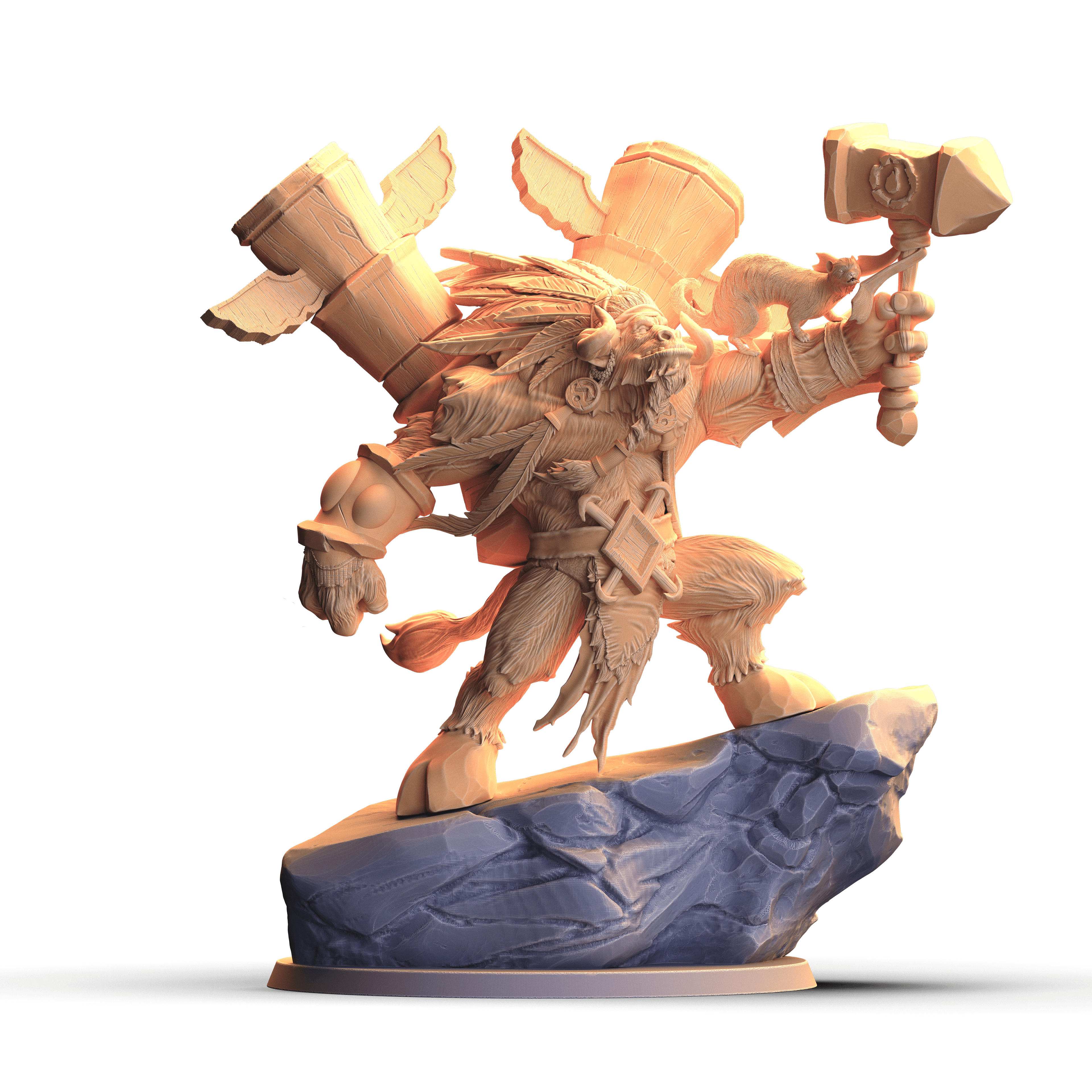 Tauro 75mm collectible 3d model