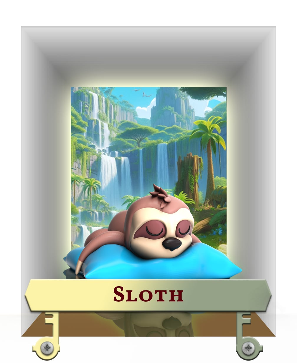 Throwback Sloth from 2022 3d model