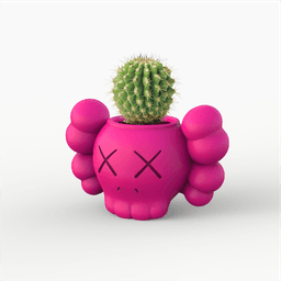 KAWS Planter, Modern Skull Pot, Special Edition, Flower Pot, Hypebeast - Urban Art - Pop Art Decor 3d model
