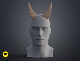 Viper Horns 3d model