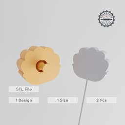Oyster & Shell Cake Pop Mold Set, Sea Creature Ocean Shell 3D Print STL File PRODUCT_1218 3d model