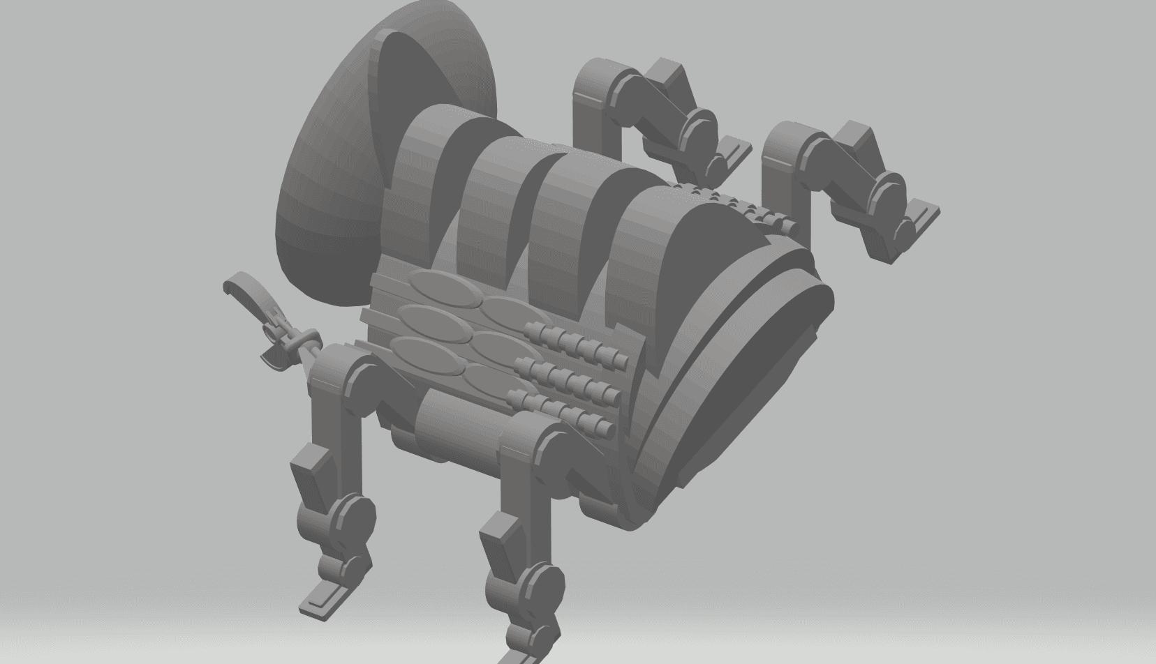 FHW: server unit large lantern beetle simple print 3d model