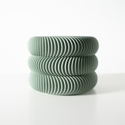 The Maro Planter Pot with Drainage Tray & Stand: Modern and Unique Home Decor for Plants 3d model