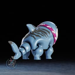 Jeff the Land Shark Flexi 3D Printer File 3d model