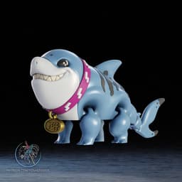 Jeff the Land Shark Flexi 3D Printer File 3d model