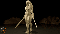 Elira Dawnmere of The Obsidian Circle 3d model