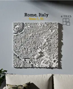 Rome, Italy - S, M, L, & XL 3d model