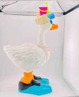 Sandcastle and Flippers Goose Gear for Porch Goose 3d model