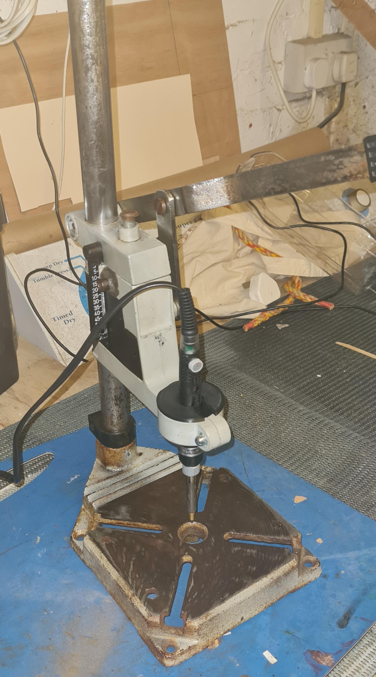 Treaded Insert Heat Press Soldering Iron Collet for Drill Press 3d model