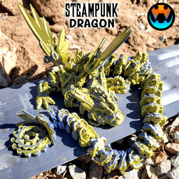 Steampunk Dragon 3d model