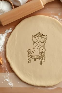 King Cookie Cutter, Biscuit Cutter 3d model
