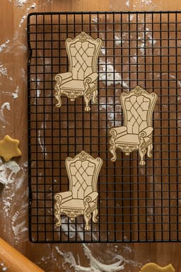 King Cookie Cutter, Biscuit Cutter 3d model