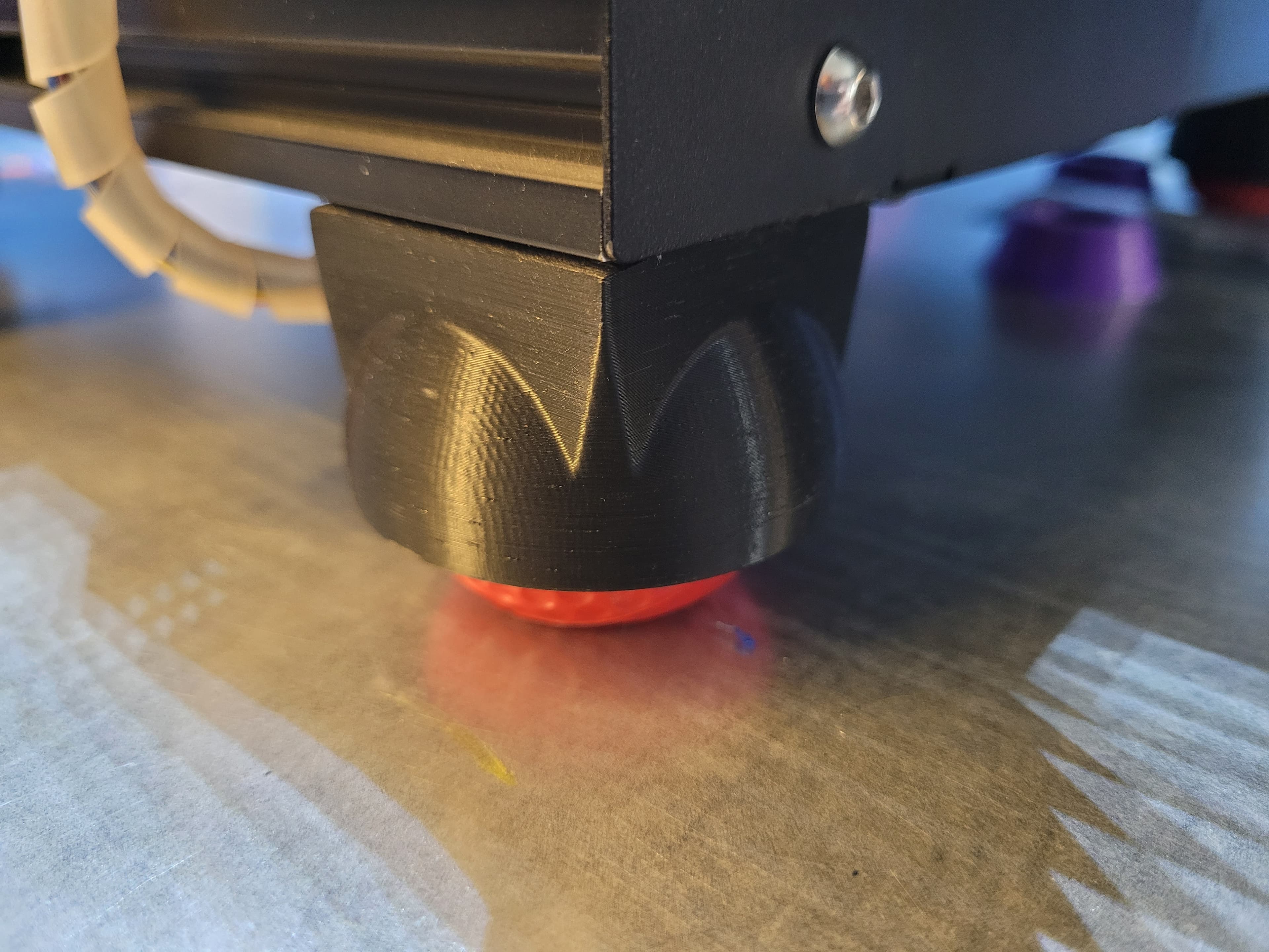 Ender3 40mm Quadrail Foot 3d model