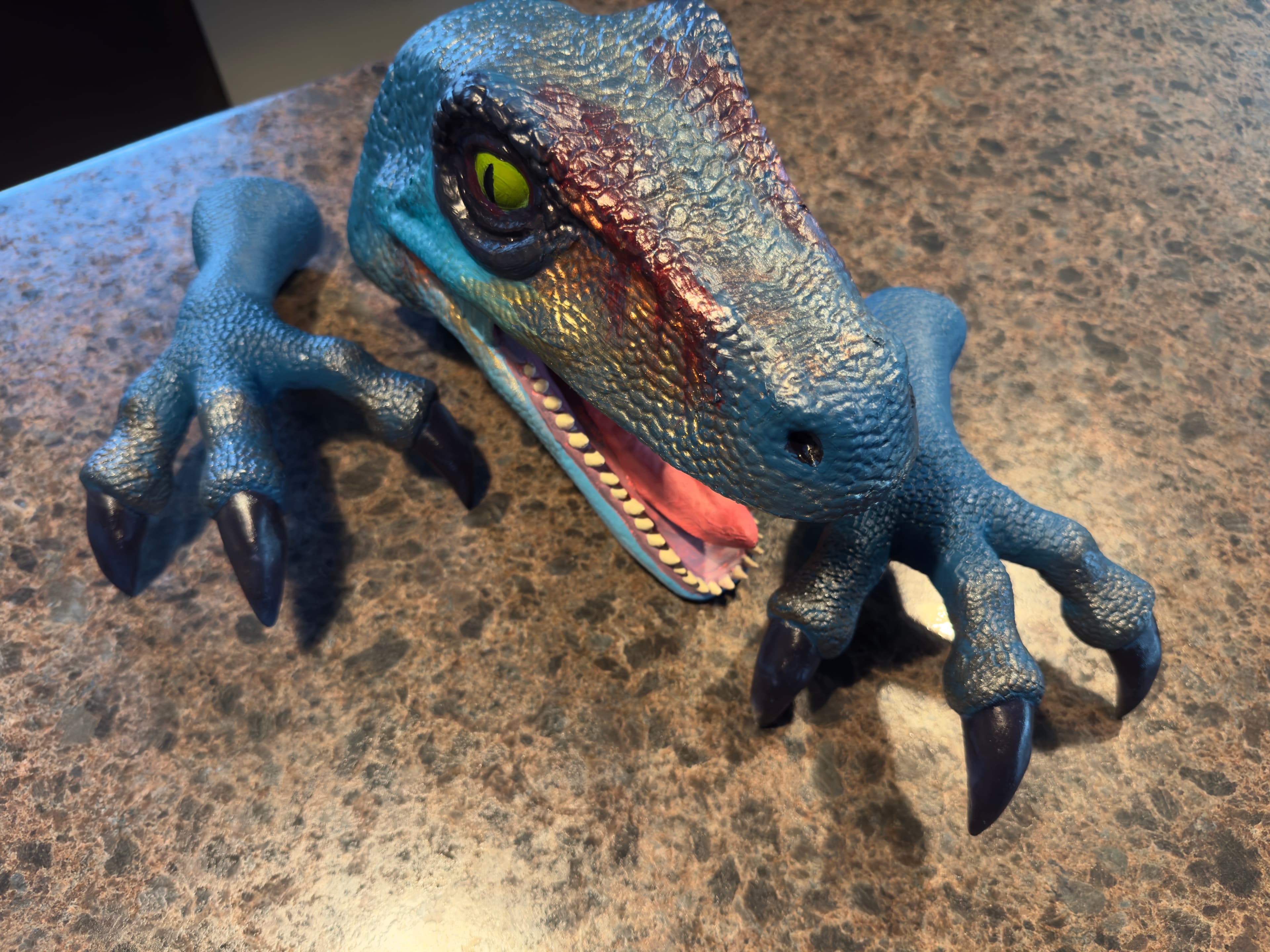 Printed in PLA and painted in acrylic