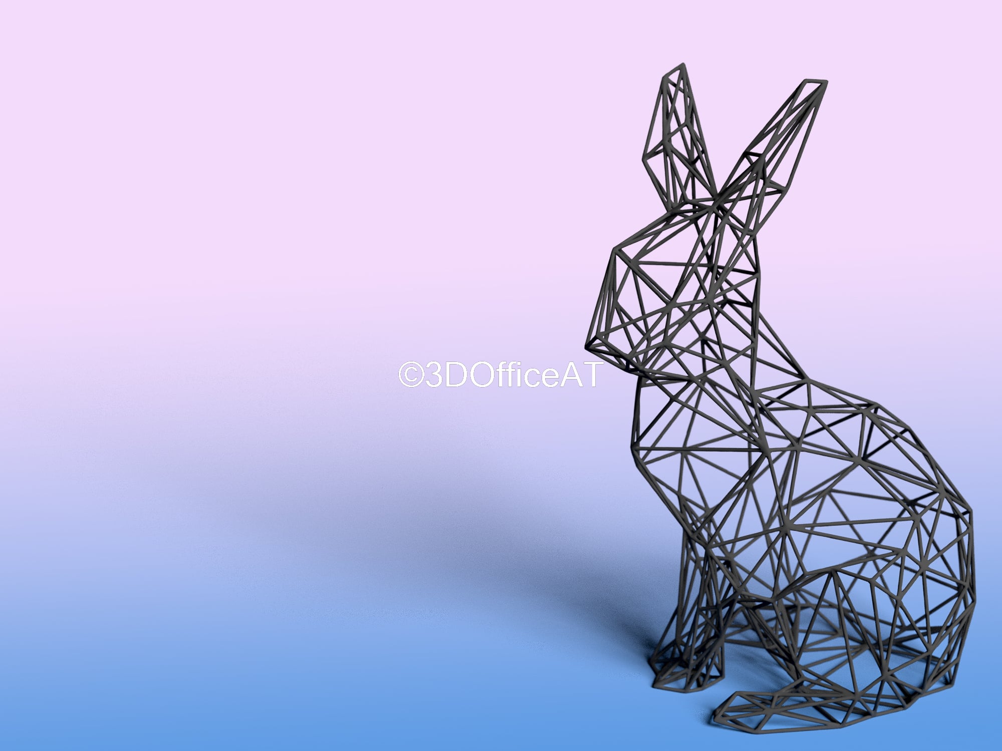 Rabbit 🐇🏠 3d model