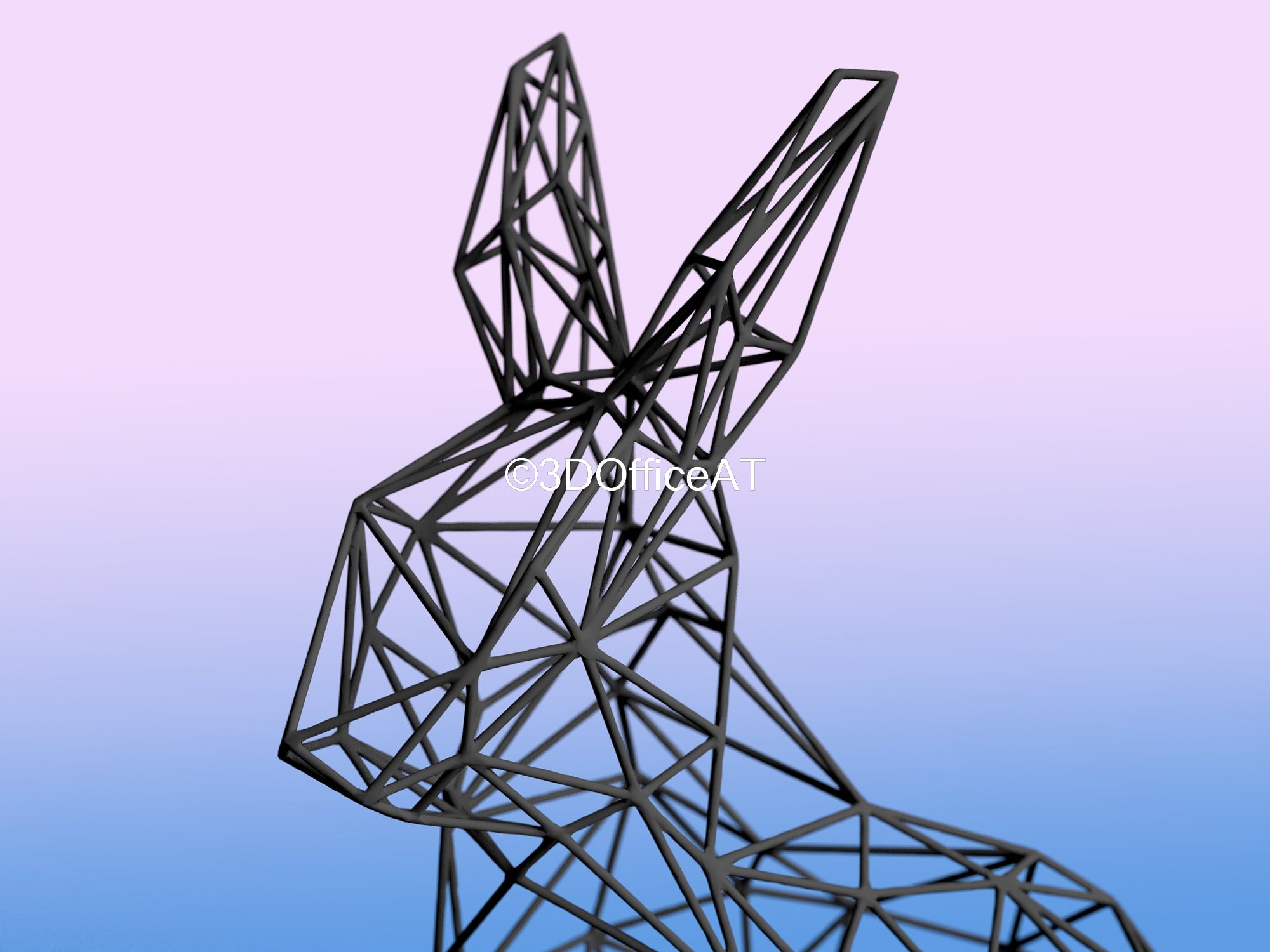 Rabbit 🐇🏠 3d model