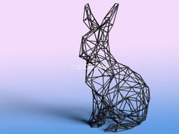 Rabbit 🐇🏠 3d model