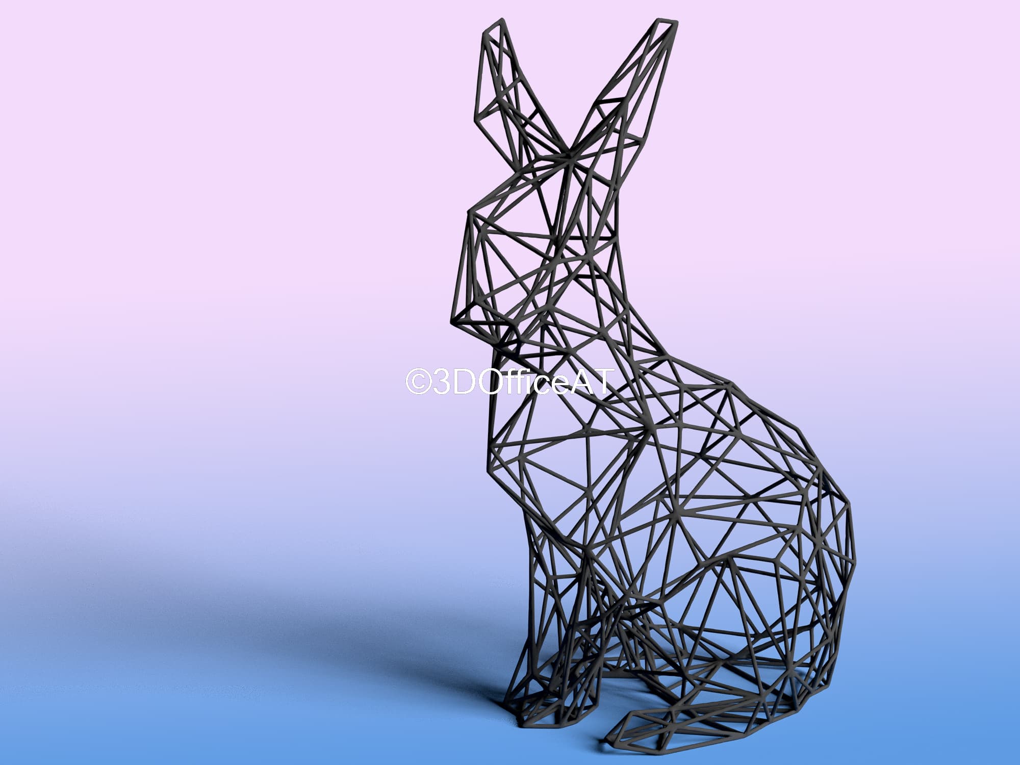 Rabbit 🐇🏠 3d model