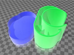 Stand for cotton swabsticks and pads 3d model