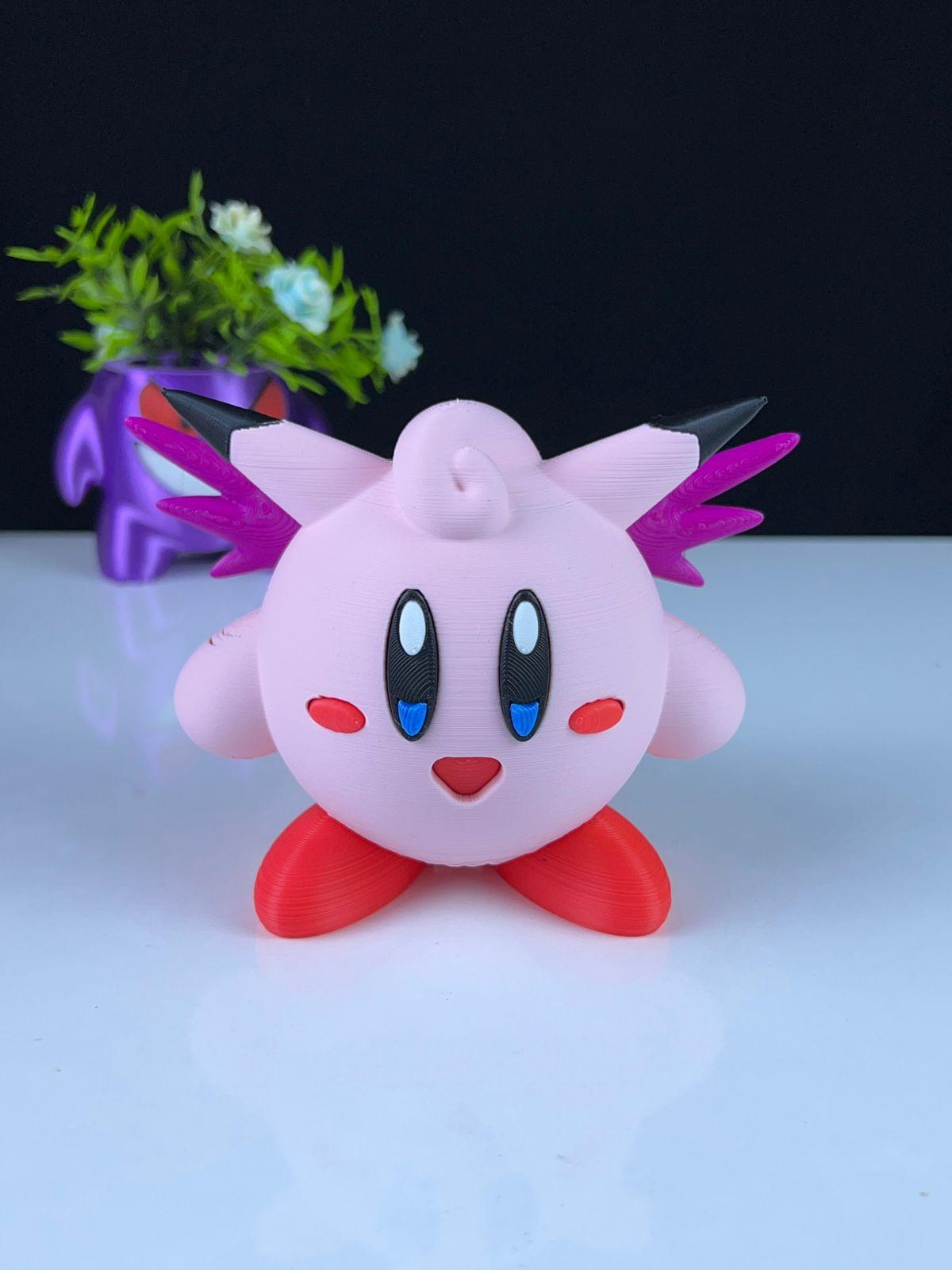 Clefable Kirby - Multipart 3d model