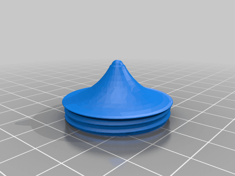 Pull-Cord Spinning Top V-15 3d model