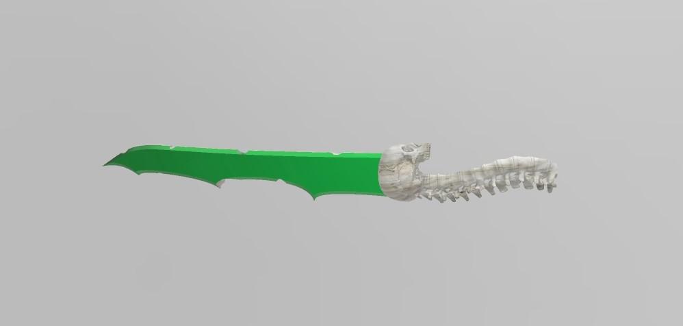 Skull Sword 3d model