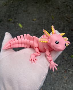 Articulated Mini FLEXI AXOLOTL 3d model