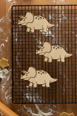 Dinosaur Cookie Cutter, Biscuit Cutter 3d model