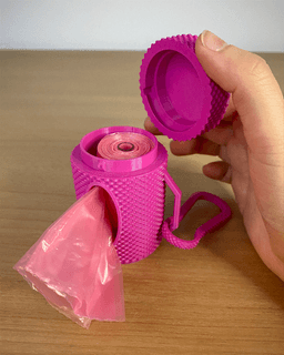 Pupi Dispenser – Dog Poop Bags Holder by Lunfardo 3d model