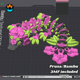 Baby Orchid Dragon 3d model