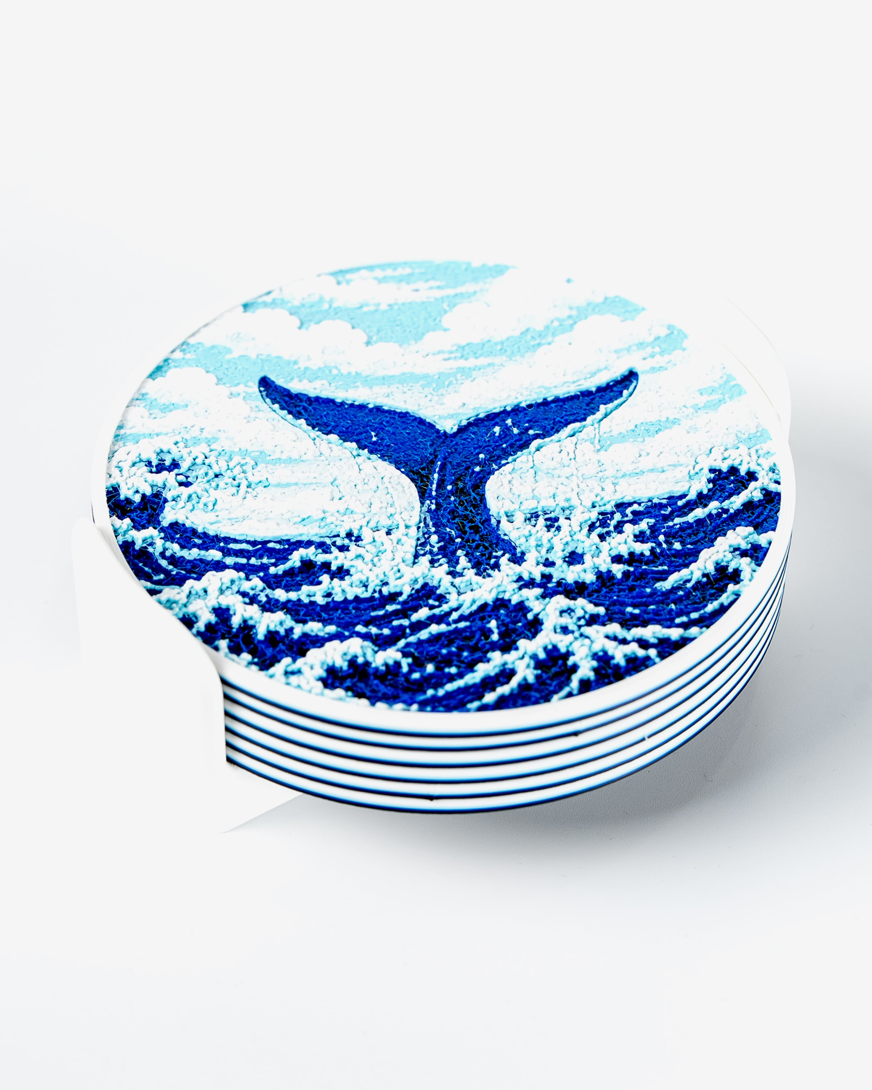 Whale Coasters 3d model