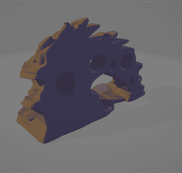 Bio-Organischer Aquarium-Stein – Höhle & Versteck für Fische 3d model