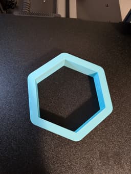HexagonCookieCutterFourIn.stl 3d model