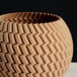 Sphere Planter Zigzag (vase mode) 3d model